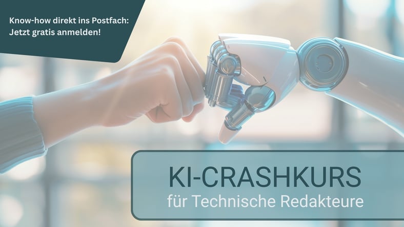 Neuer E-Mail-Crashkurs: KI in der Technischen Dokumentation