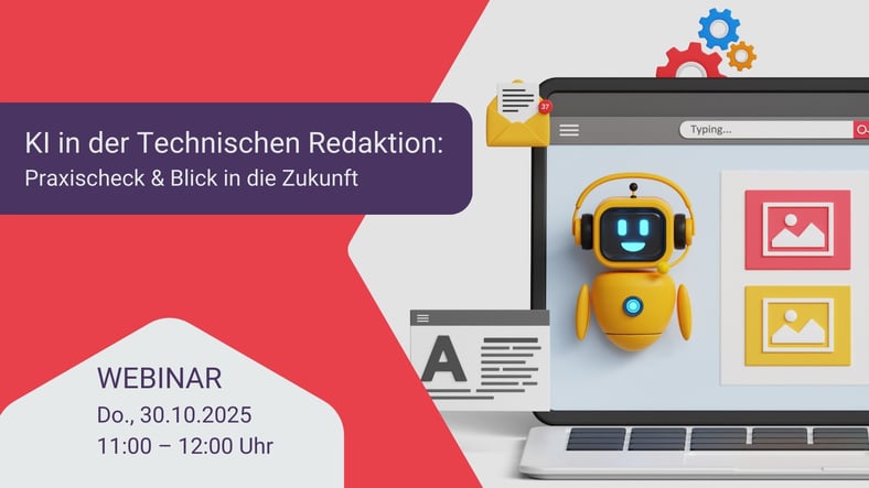 Webinar „KI in der Technischen Redaktion: Praxis-Check & Blick in die Zukunft“